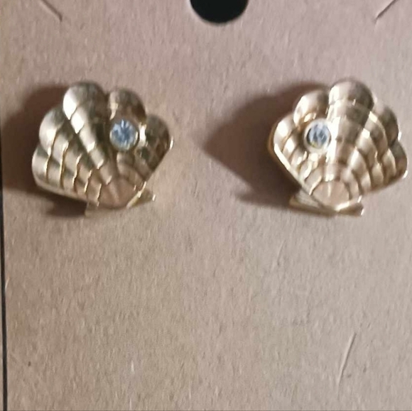 Seashell, fan earrings costume - Picture 1 of 1